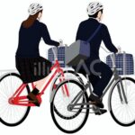 自転車ヘルメットに装着！！のイメージ